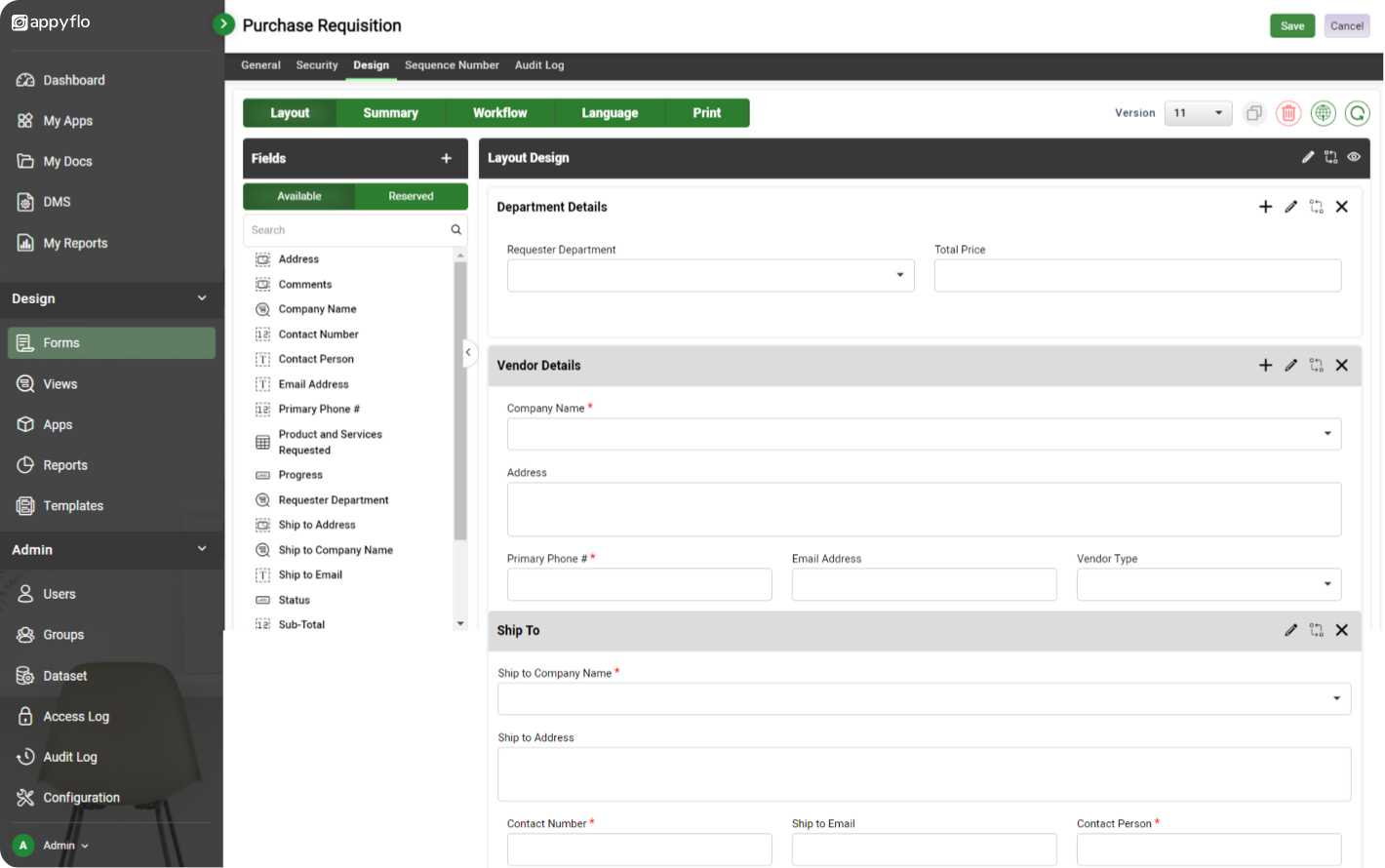 Forms Design